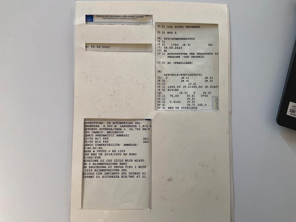 Evo 5 1.5 Turbo Bi-fuel GPL