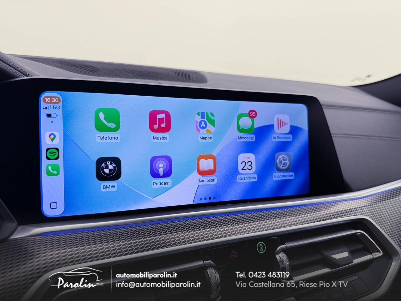 BMW X6 xDrive40d mhev 48V Msport Tetto-360°-21''