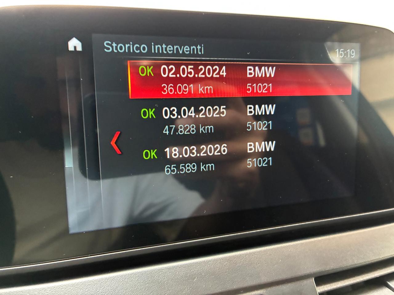 Bmw 218 Xdrive - SERVICE INTERNI IN PELLE