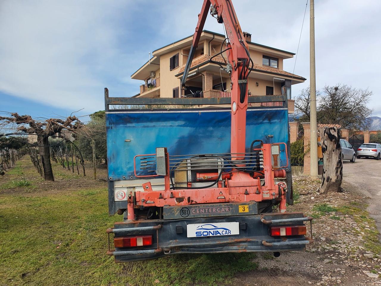 Ford transit gemellato con gru posteriore