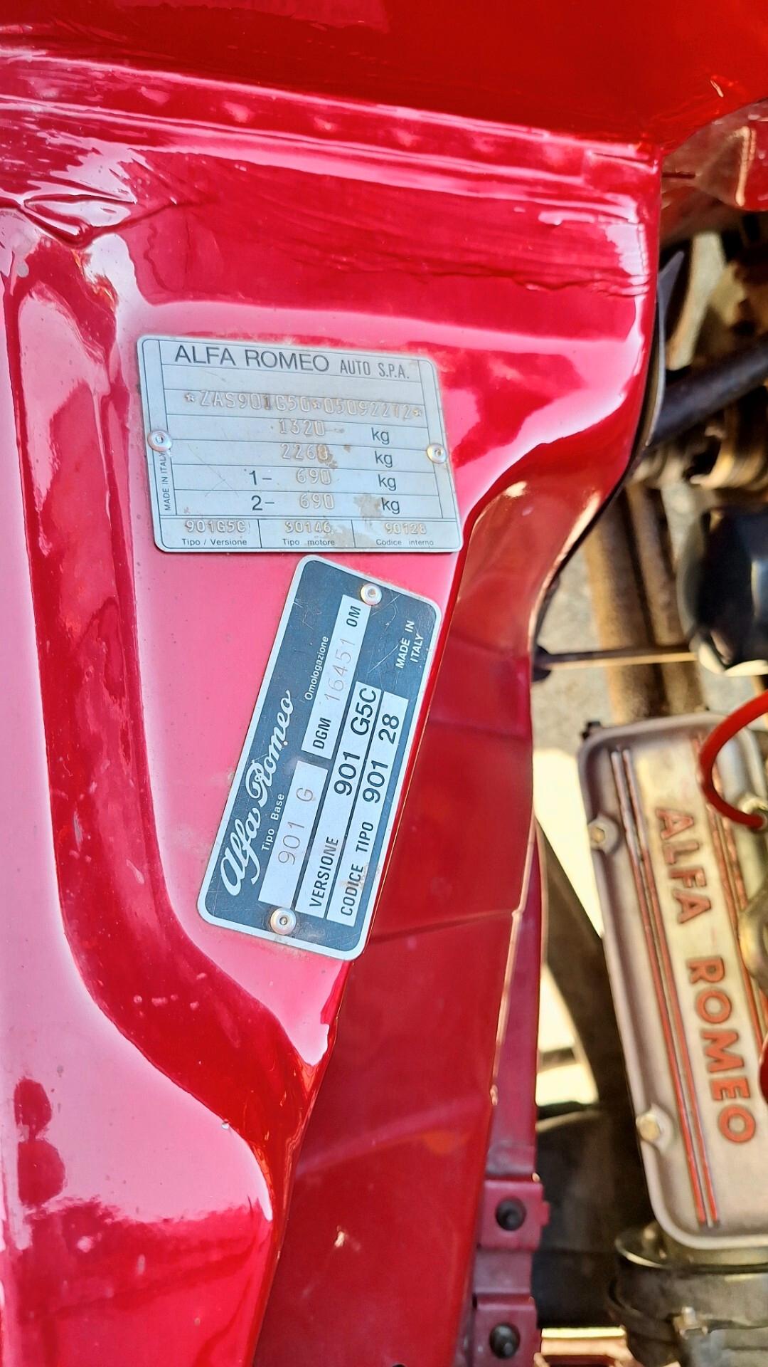 Alfa Romeo Alfasud 1.5 T.I. Quadrifoglio - RESTAURATA