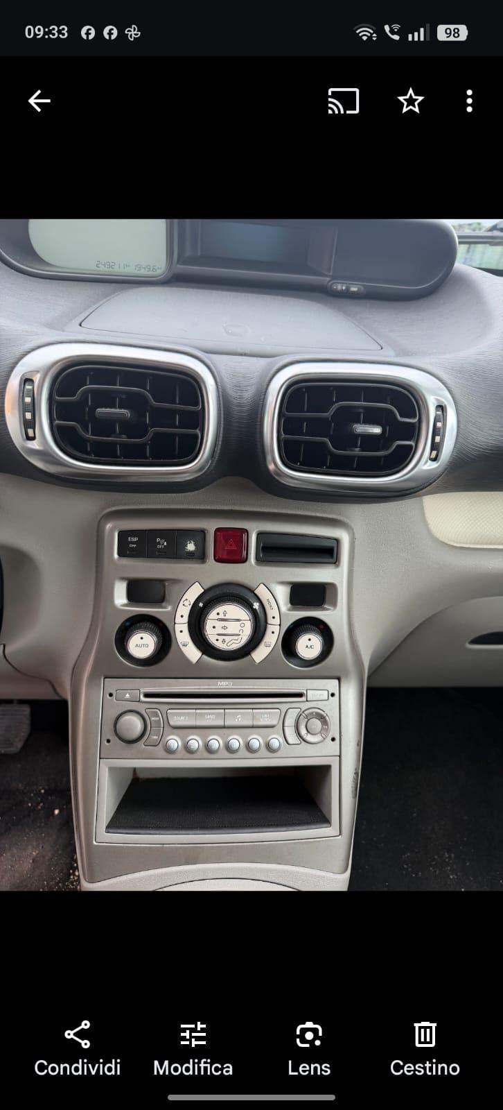 Citroen C3 Picasso 1.6 HDi 90 Exclusive garantita