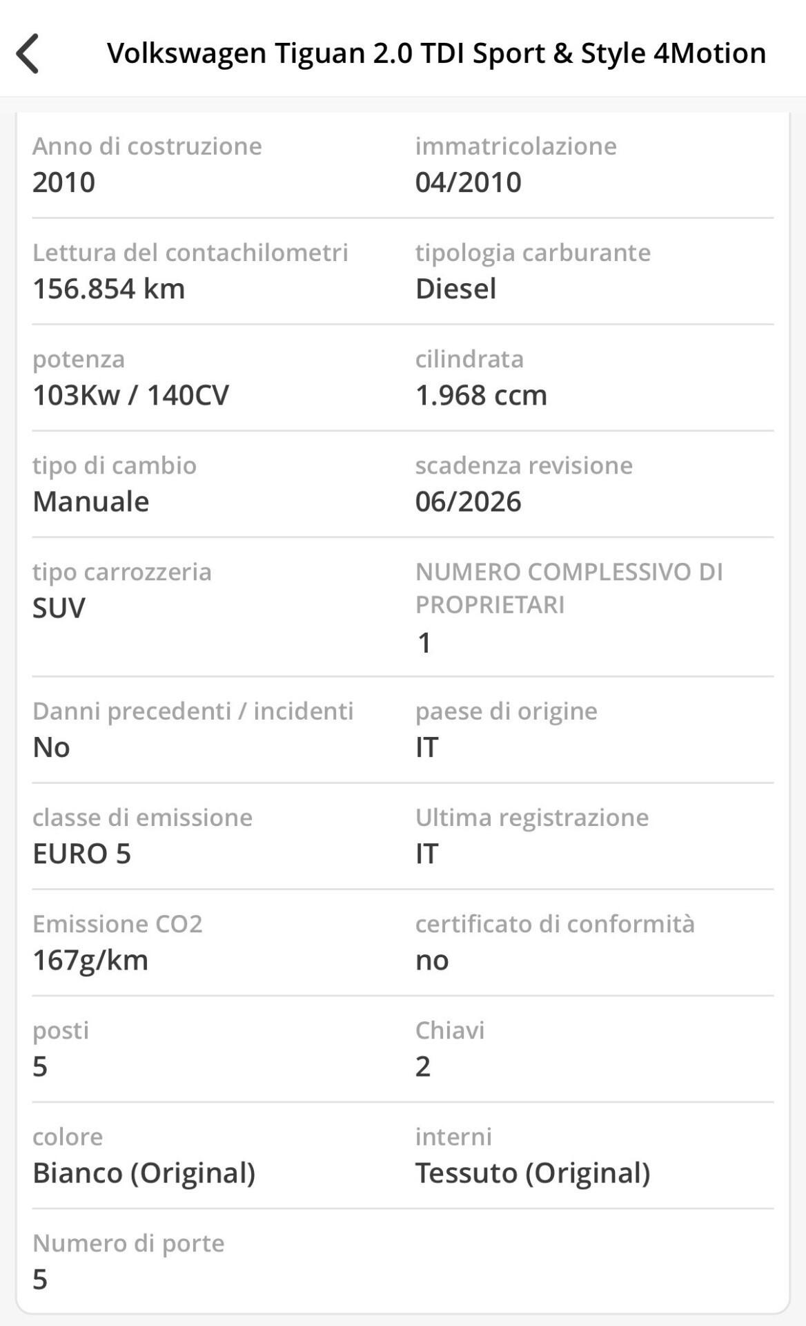 Volkswagen Tiguan 2.0 TDI DPF 4MOTION Sport & Style