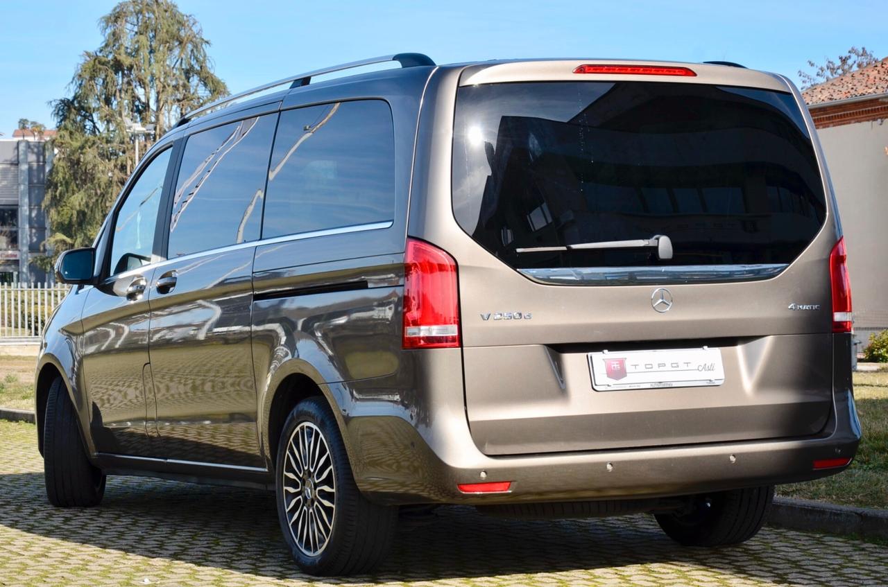 MERCEDES-BENZ V 250d PREMIUM 4MATIC 190cv AUTO, UFF ITALIANA, HI-FI BURMESTER, 360°, PELLE. PORTE AUTOMATICHE, PERMUTE