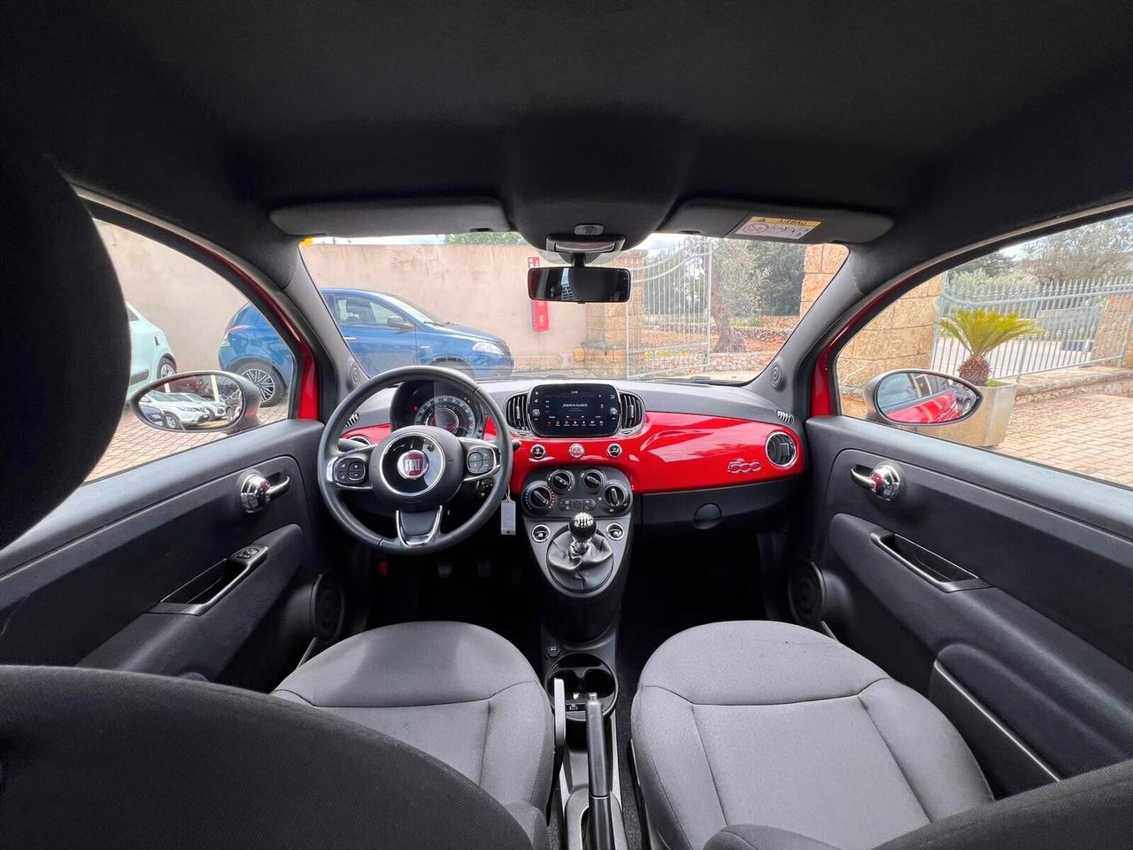 Fiat 500 1.0 Hybrid Red