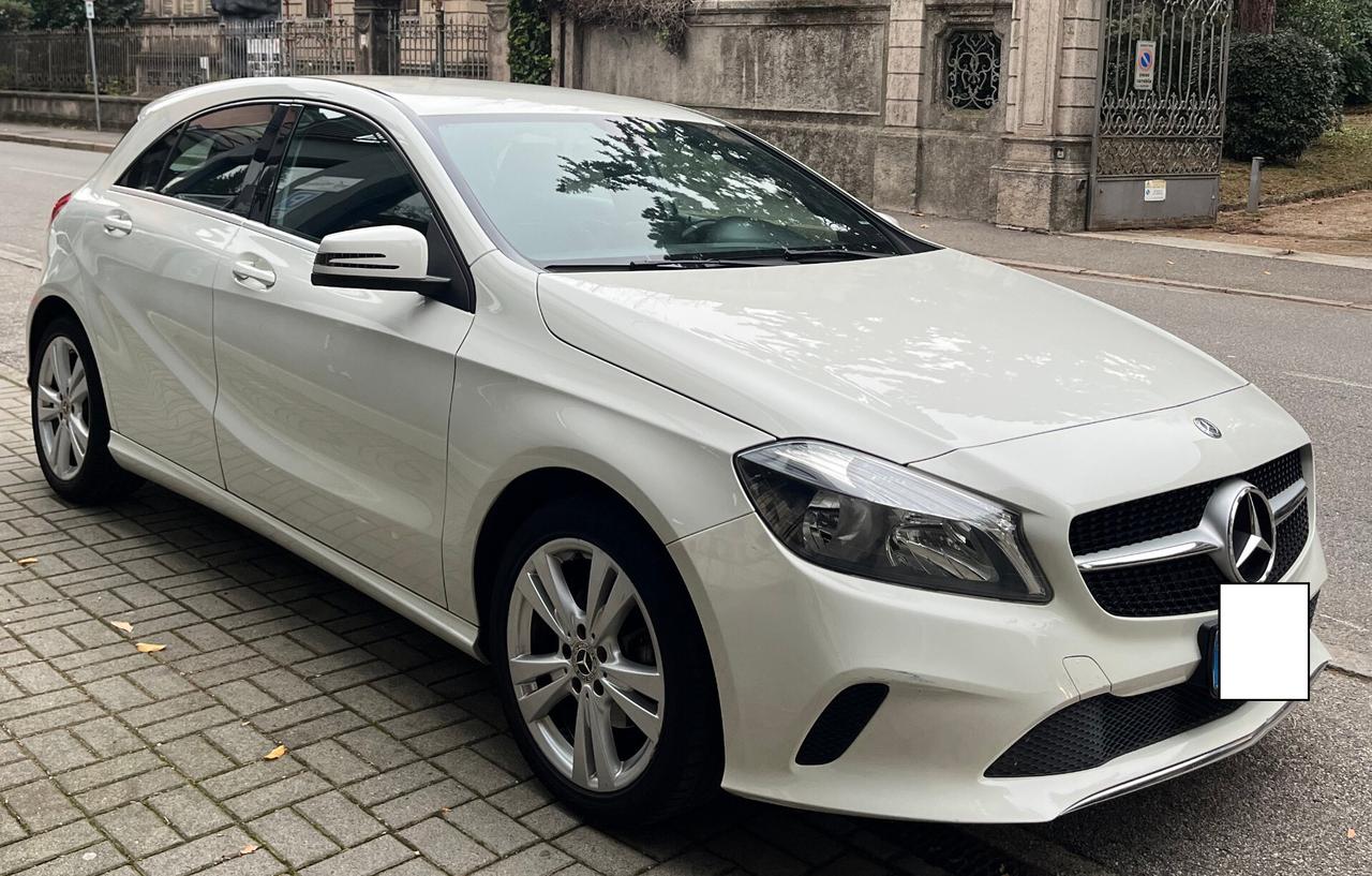 MERCEDES CLASSE A 180D PREMIUM - KM 77.532 - ANCHE PER NEOPATENTATI - 2018 - EURO 6B