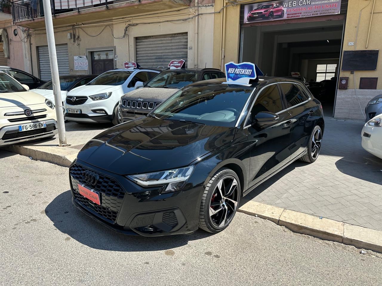 Audi A3 SPB 30 TDI 11/2020 KM 116327 CERT OK NEO PATENTATI