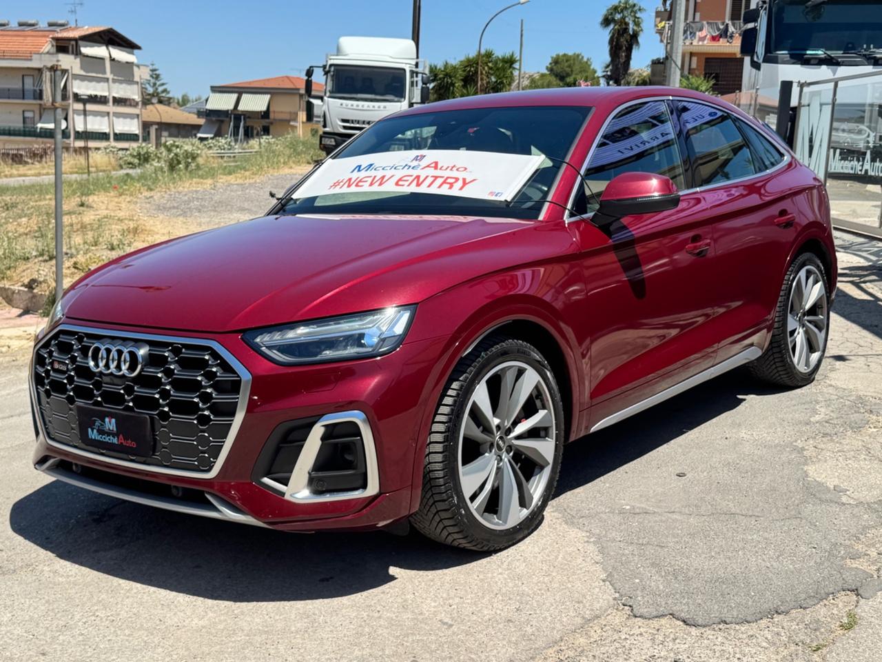 AUDI SQ5 SPORTBACK 341 CV RED METALLIC FULL IVA