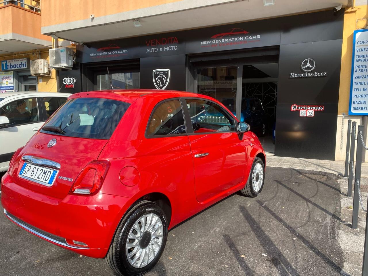 Fiat 500 1.0 Hybrid Red