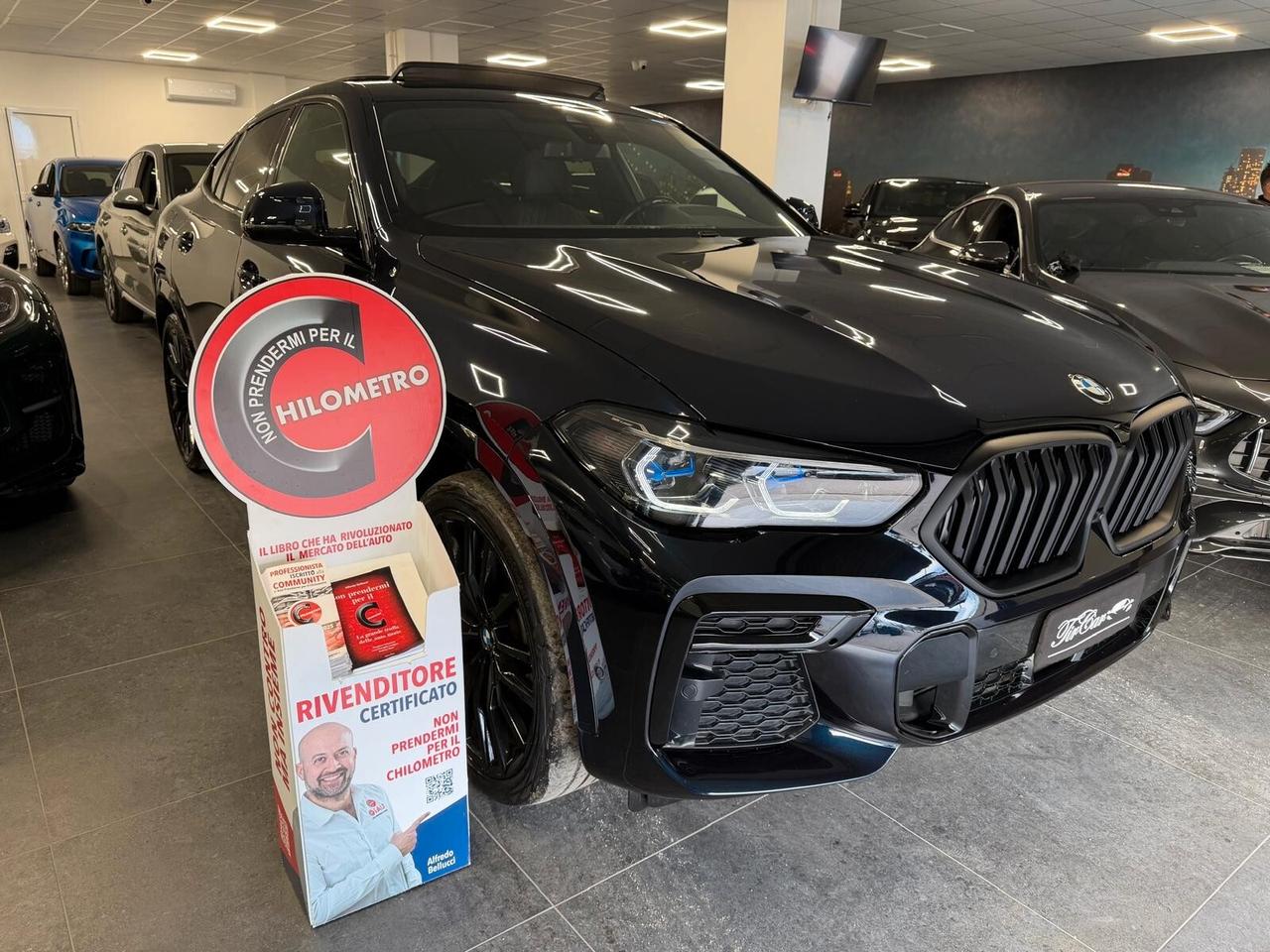 BMW X6 40D M-SPORT X-DRIVE 3.0 MHEV 48V 340CV TETTO PELLE NAVI ANNO 2022