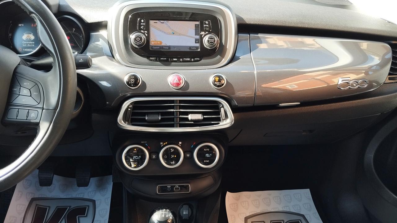 FIAT 500X 1.6 MTJ LOUNGE-GARANZIA FULL