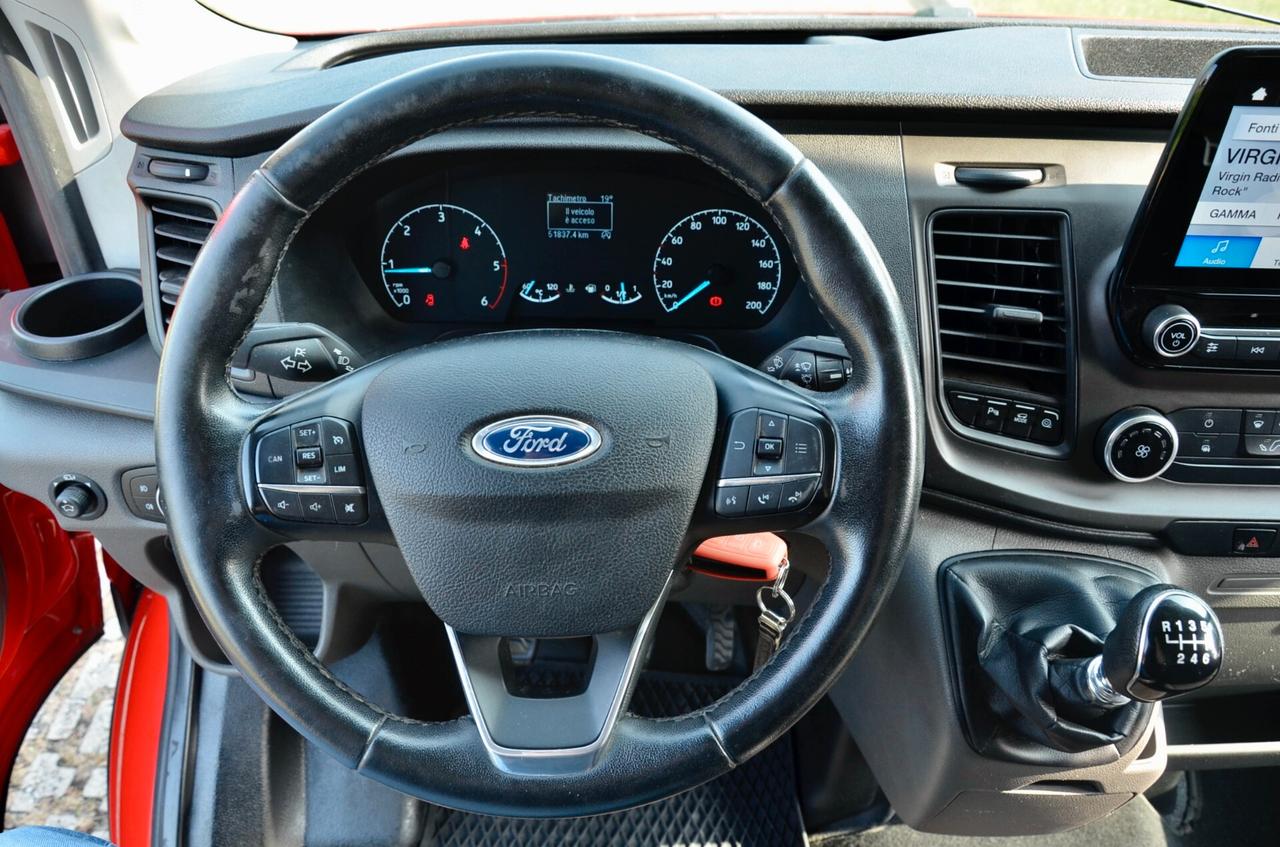 FORD TRANSIT 2.0 TDCI MHEV 131cv L3H2, IVA ESCLUSA, UNICOPROP, UFF ITALIANA, CLIMA, EURO 6D, PERMUTE