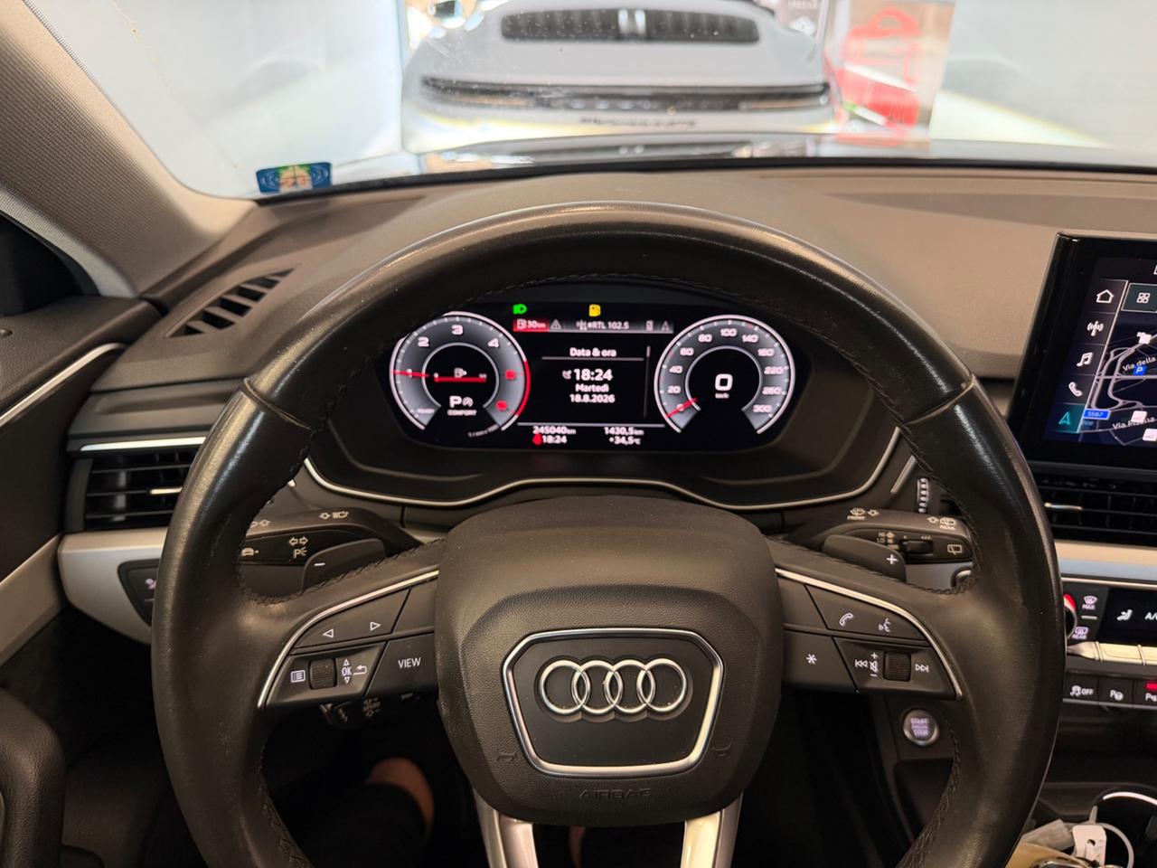 GE069SX AUDI A4 5A SERIE ('15'-'25') A4 AVANT 35 TDI-163 CV S TRONIC S LINE EDITION (120 KW) Valore di listino: € 54100