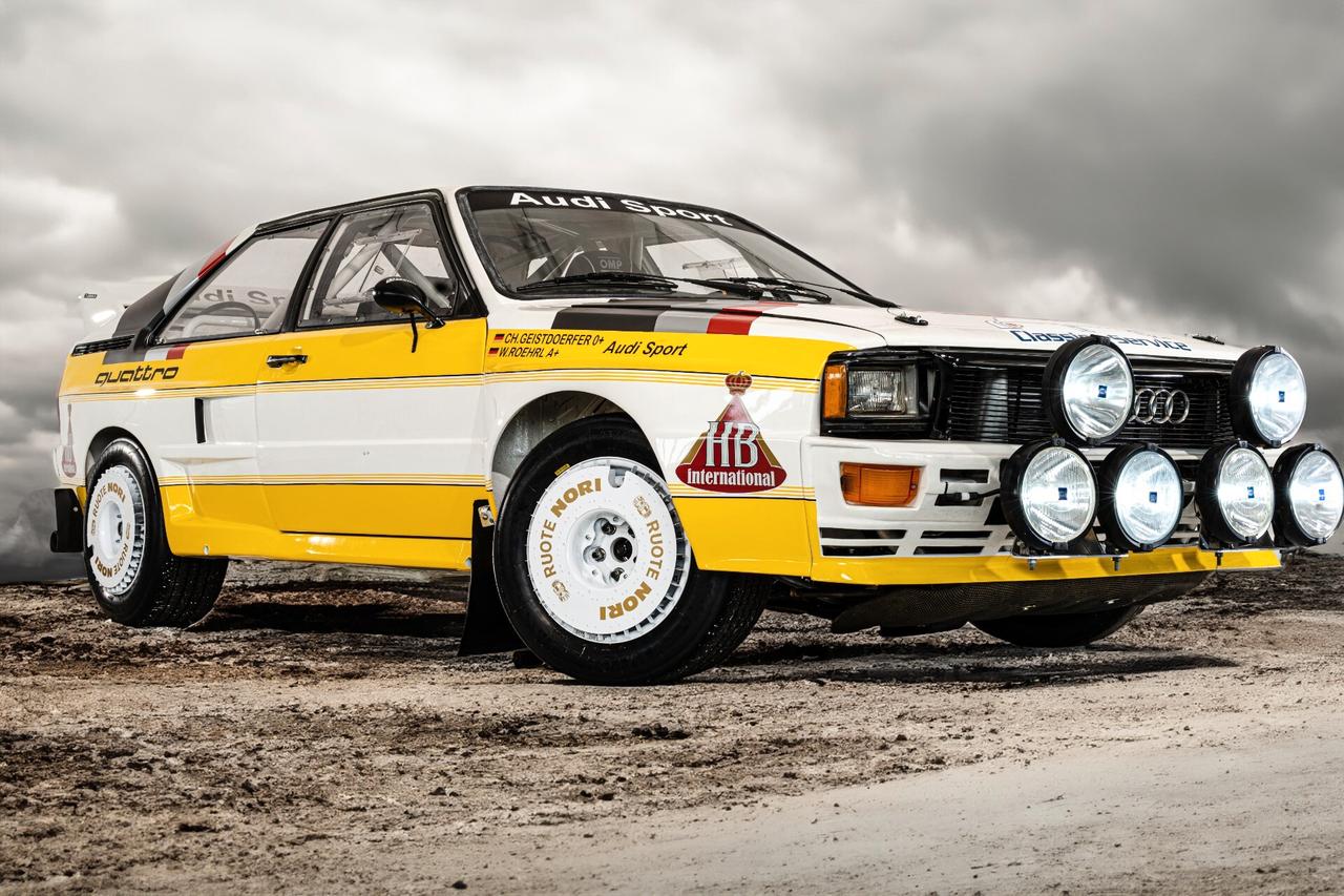 Audi QUATTRO 2.1 turbo RALLY GRUPPO B. RICREATION NEU FICHES & HTP