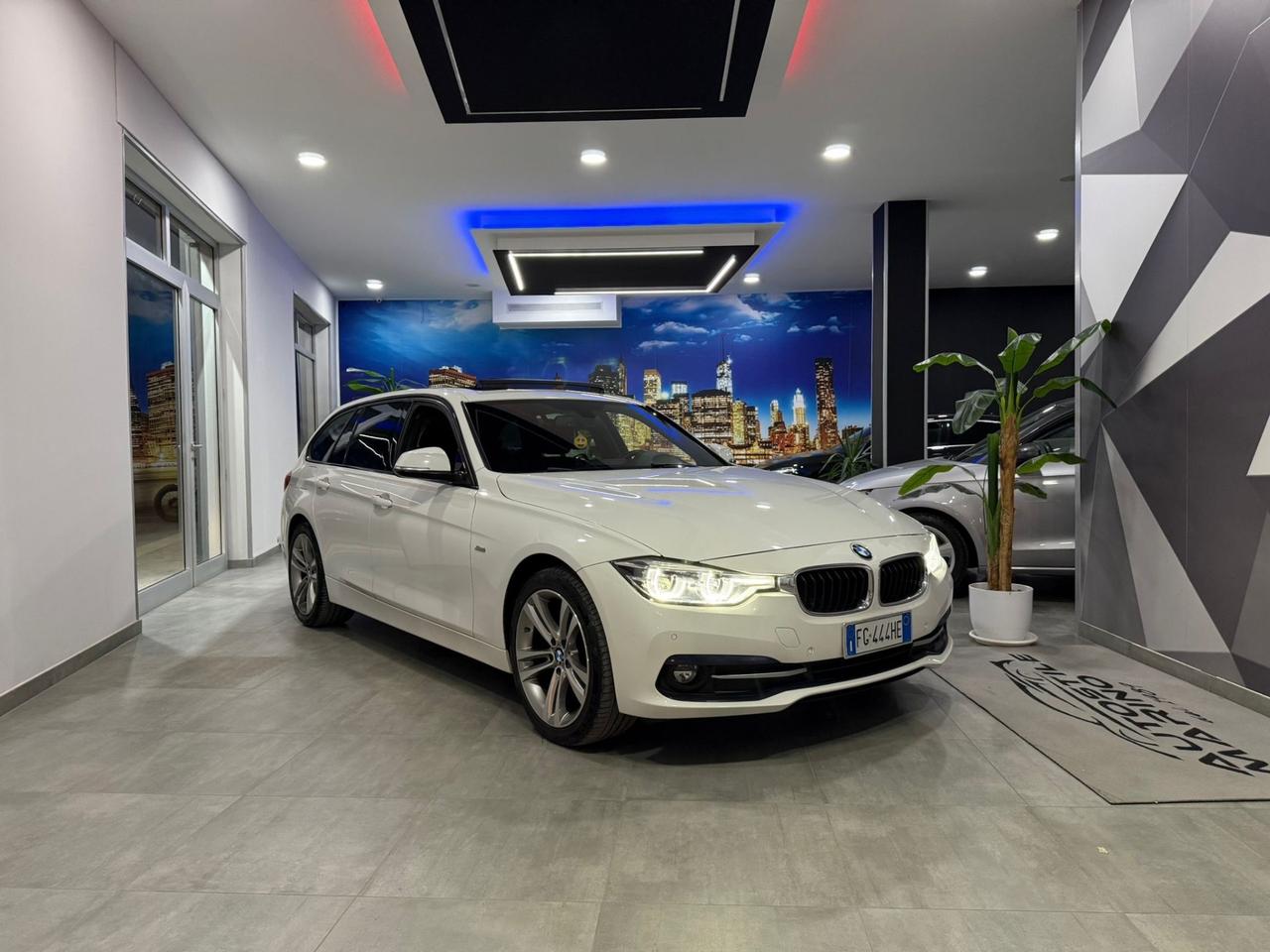 Bmw 318 318d Touring Sport Tetto Apribile-2017