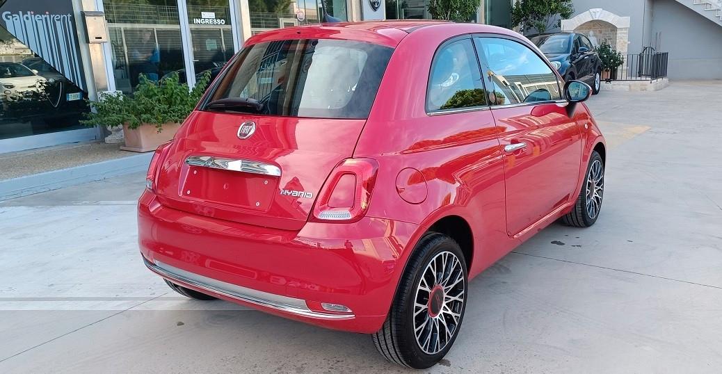 Fiat 500 1.0 Hybrid Red