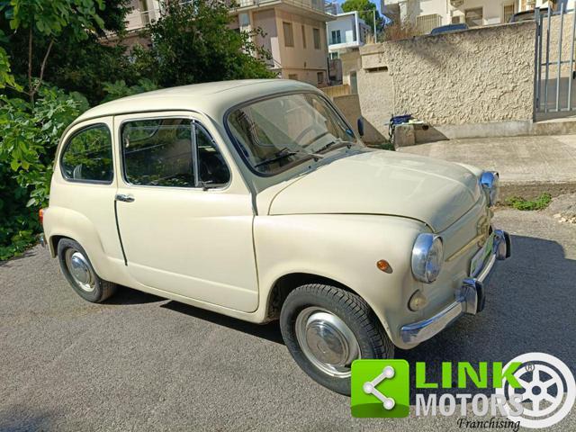 FIAT 600 D FANALONA LIBRETTO E TARGHE ORIGINALI