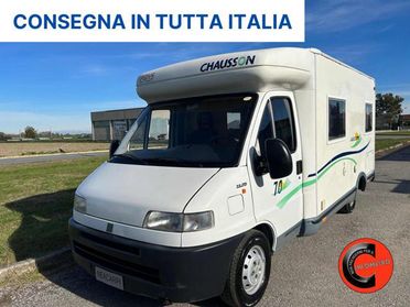 FIAT DUCATO CHAUSSON-GANCIO TRAINO-NO CLIMA-PORTA BICI-