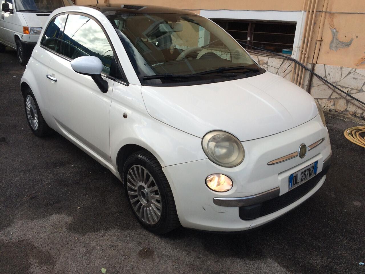 2007 Fiat 500 1.2 Lounge benzina GPL !! TAGLIANDATA CINTA DISTR.FATTA KM 206000!