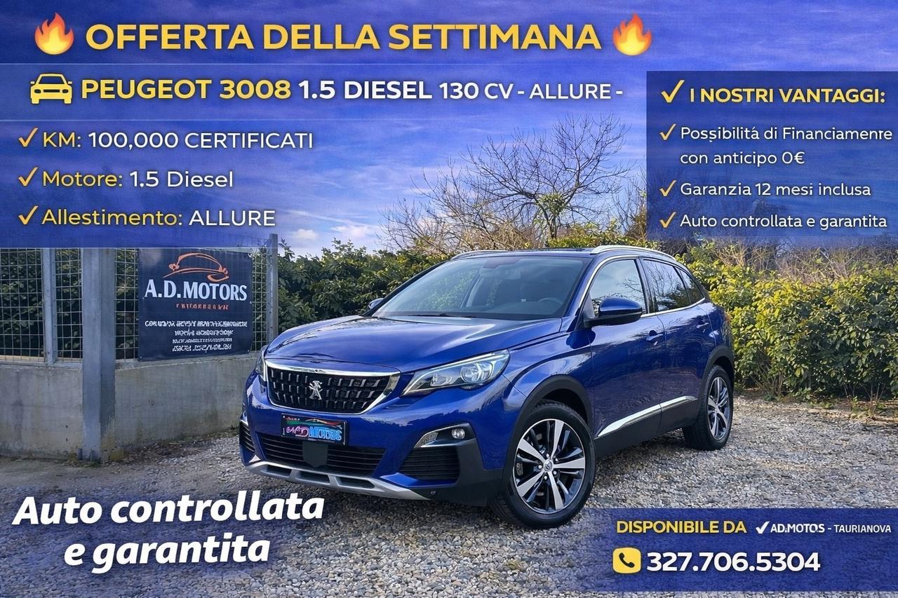 Peugeot 3008 BlueHDi 130 S&S Allure