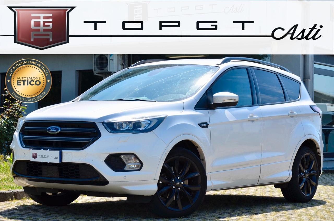 FORD KUGA 2.0 TDCI ST-LINE 150cv, PREZZO REALE, SERVICE FORD, UFF ITALIANA, EURO 6C, HI-FI SONY, APPLE ANDROID, RETROCAMERA, PERMUTE