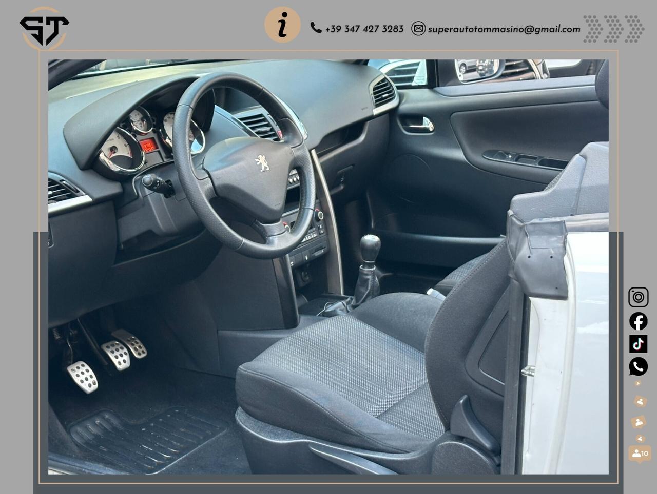 Peugeot 207 1.6 VTi 120CV CC Cabrio Allure