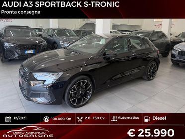 Audi A3 SPB 35 TDI S tronic line edition FINANZIABILE