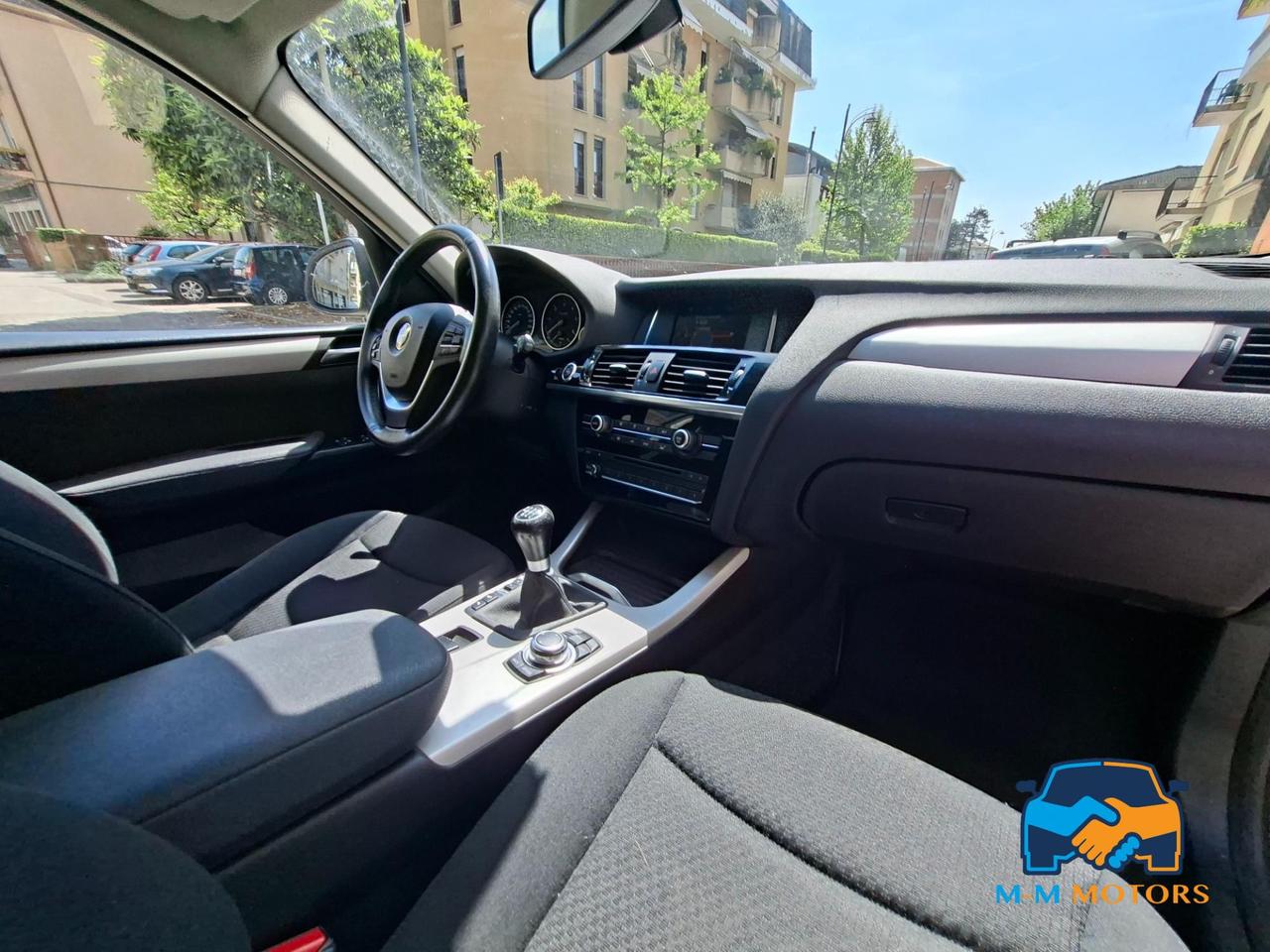 BMW X3 xdrive20d manuale