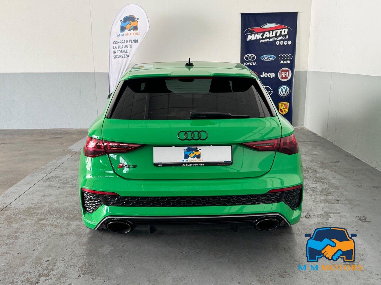 Audi RS3 Sportback 2.5 tfsi quattro s-tronic UNICOPRO-CARBOCERAMICI- COLORE EXCLUSIVE-GARANZIA AUDI 2028-LIM 290KM/H