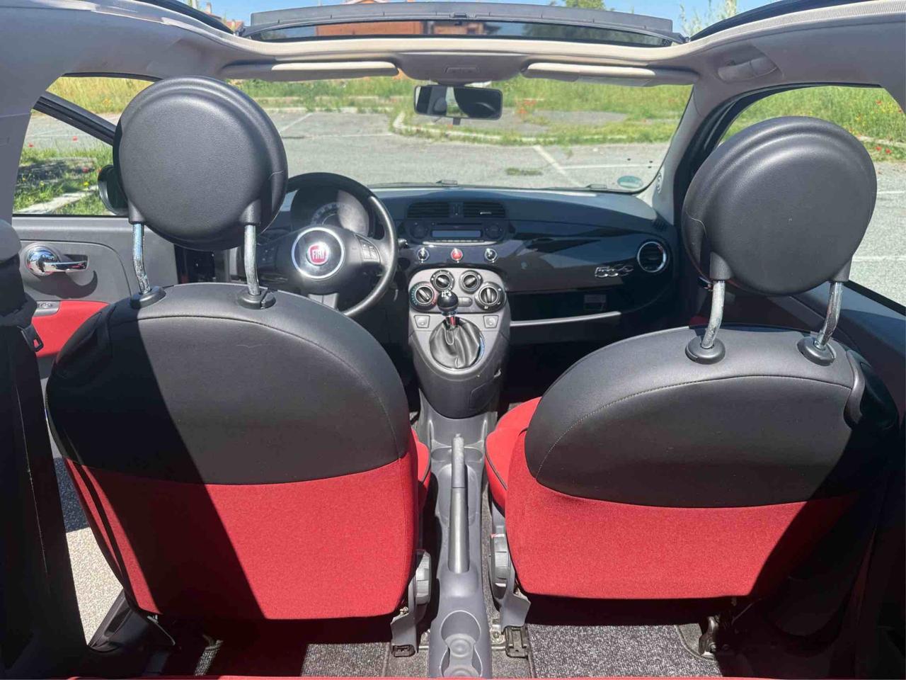 FIAT 500 cabrio 90000km originali garanzia 12 mesi permute