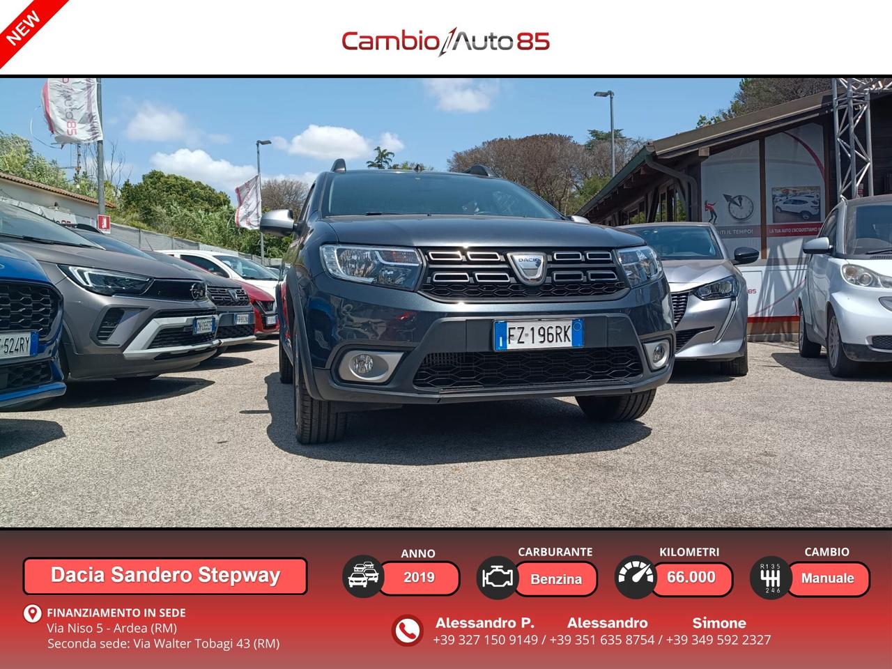 Dacia Sandero Stepway 0.9 TCe 90 CV Comfort