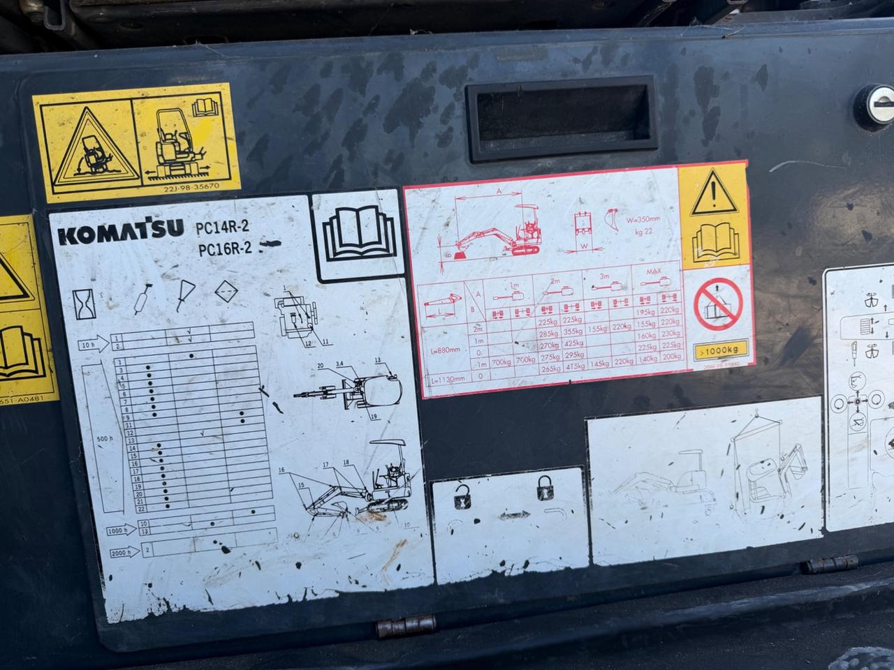 Mini escavatore Komatsu PC14R HS
