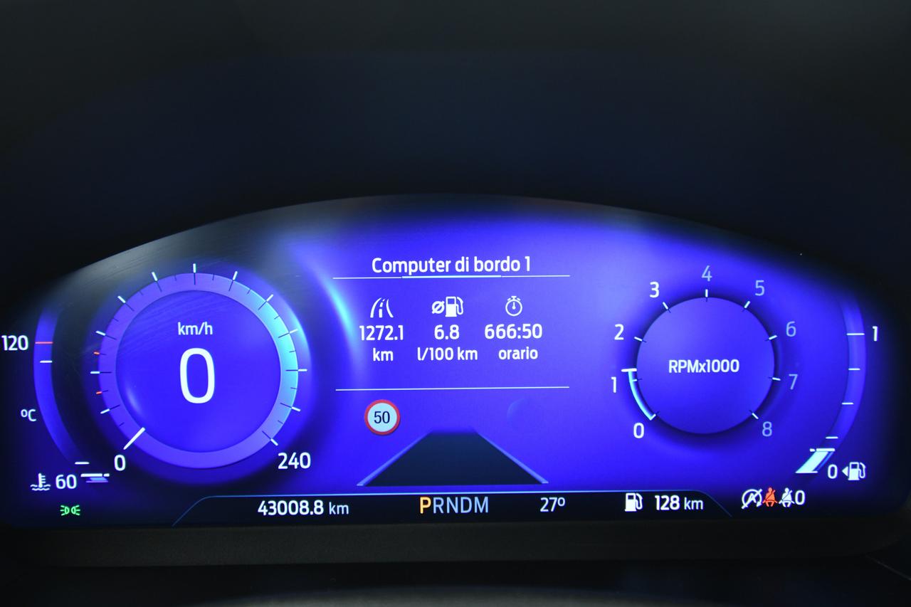 FORD Focus 1.0 ecoboost h ST-Line X 125cv powershift TETTO PANO APR.+CAMERA