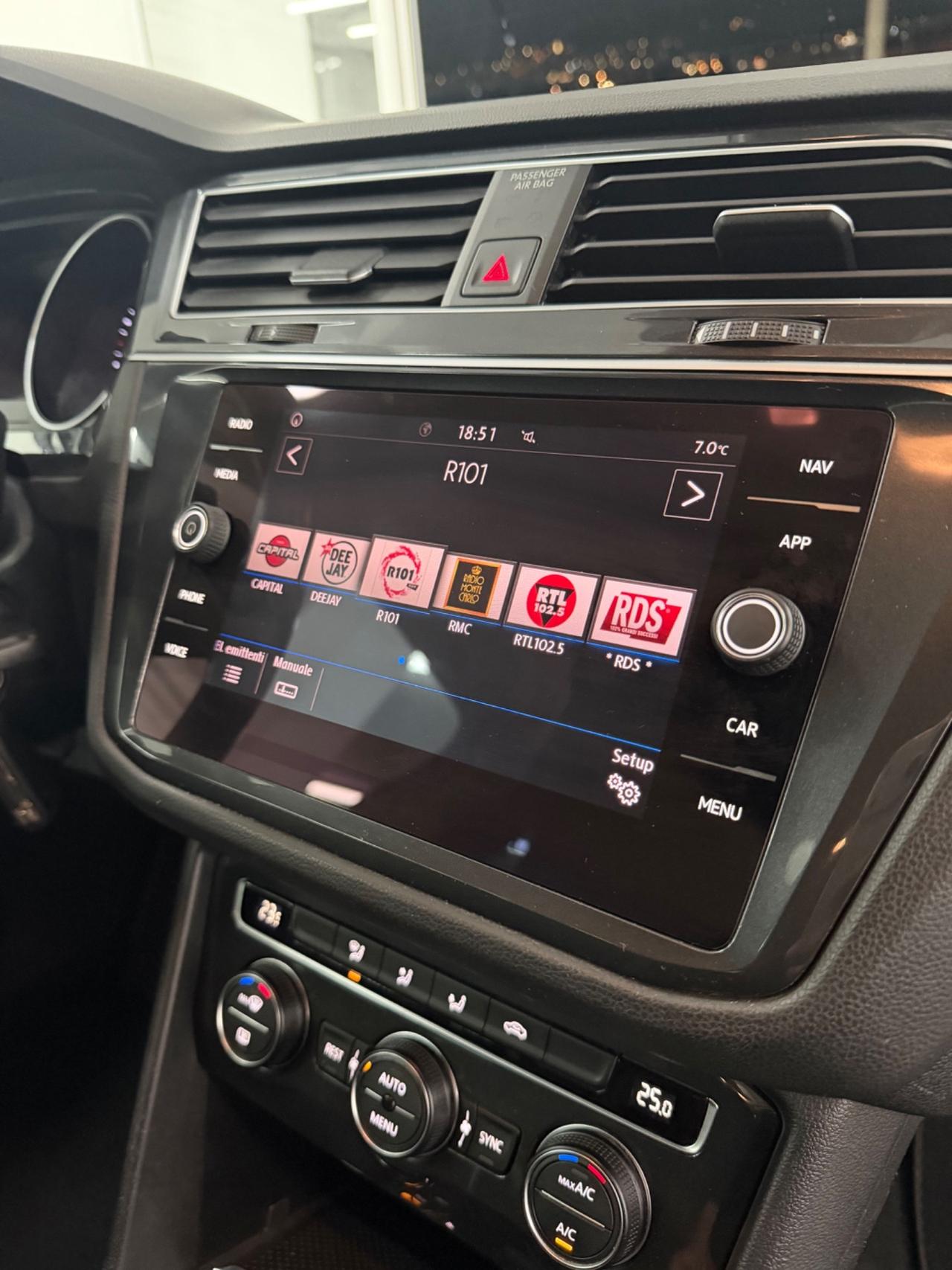 VW TIGUAN SPORT 2.0 150 Cv TDI SCR DSG FINANZIABILE