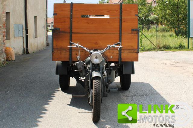 MOTO GUZZI Ercole Motocarro 3 ruote con cassone in legno