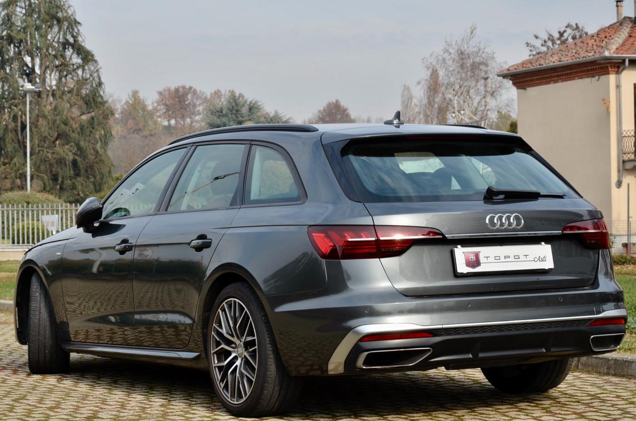 AUDI A4 AVANT 35 2.0 TDI MHEV S-LINE EXT 163cv S-TRONIC, EURO 6D, FARI LED, PELLE, PERMUTE