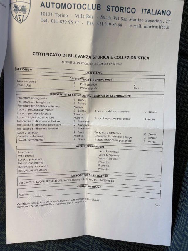FIAT Panda 1ª serie 750 L ISCRITTA ASI PRONTA CONSEGNA