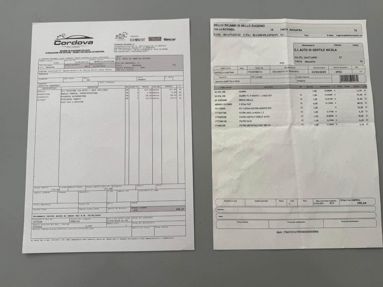 Fiat 500L Lounge/1.3 MJT 85 CV/MOTORE REVISIONATO