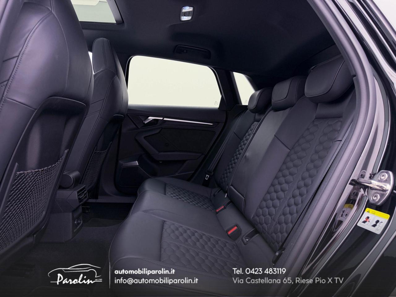 Audi RS3 Sportback 2.5 tfsi quattro S-tronic Black-Tetto-Matrix-Pelle