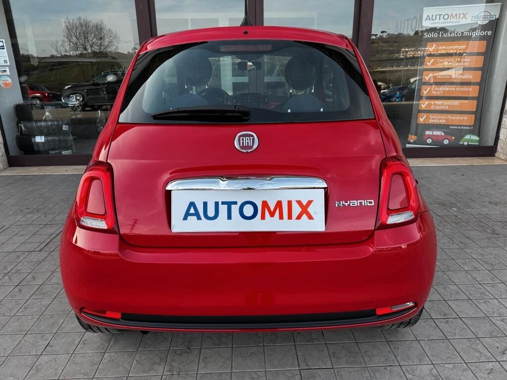 Fiat 500 C 1.0 Hybrid Red