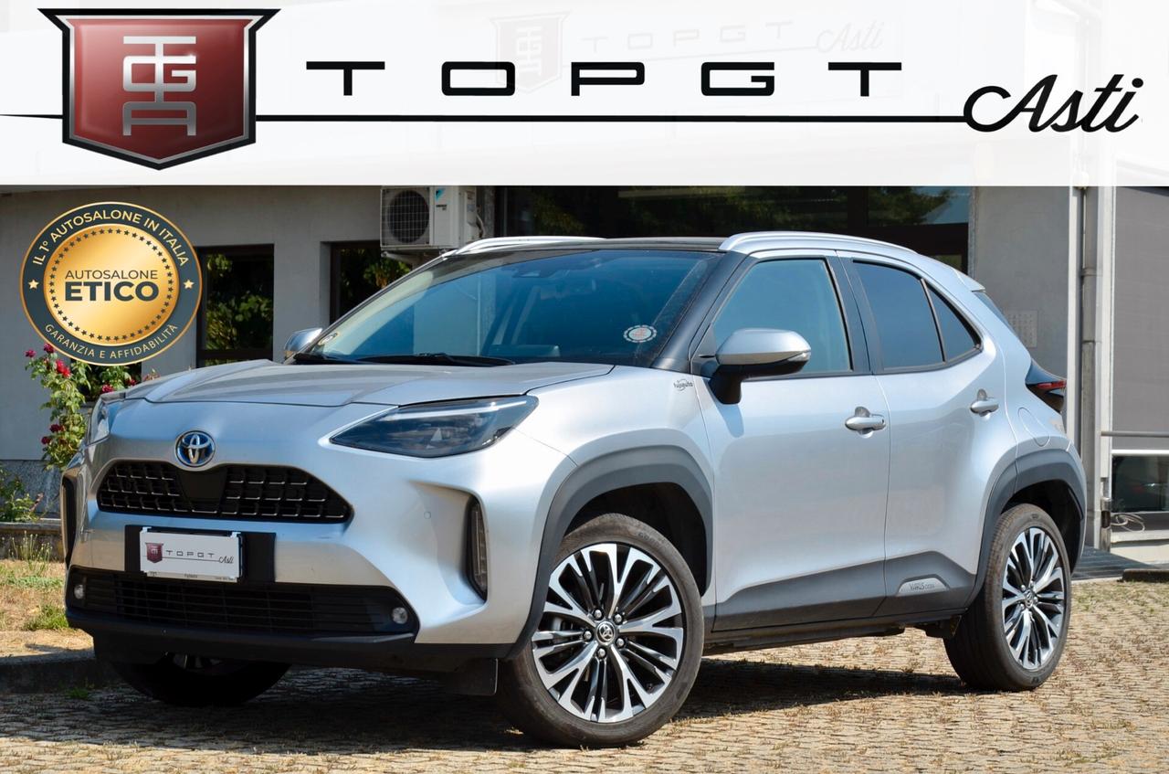 TOYOTA YARIS CROSS 1.5h FULL HYBRID LOUNGE FWD 116cv E-CVT, GARANZIA UFF TOYOTA, UFF ITALIANA, UNICOPROPRIETARIO, SERVICE TOYOTA, TETTO, RETRO, PERMUTE