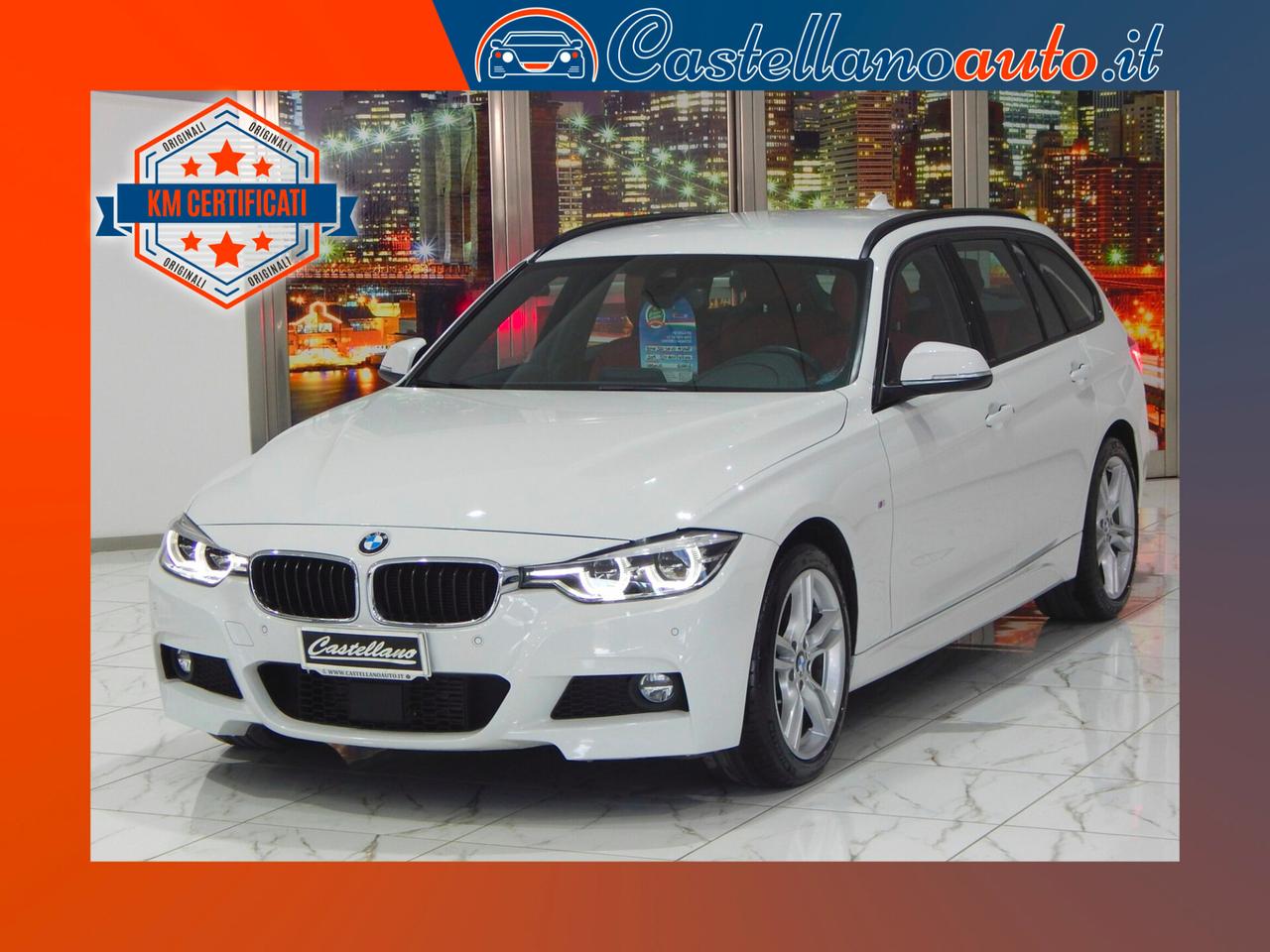 BMW 320 d Touring xdrive Msport Aut. NAVI-PELLE ROSSA-LED