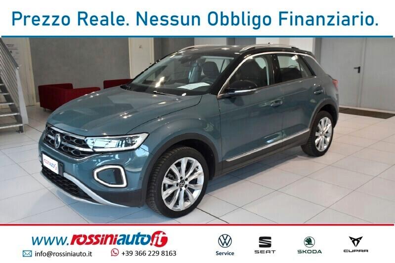 VOLKSWAGEN T-ROC 1.5 TSI 150 CV STYLE + R18 GARAGE HILL TECH PACK