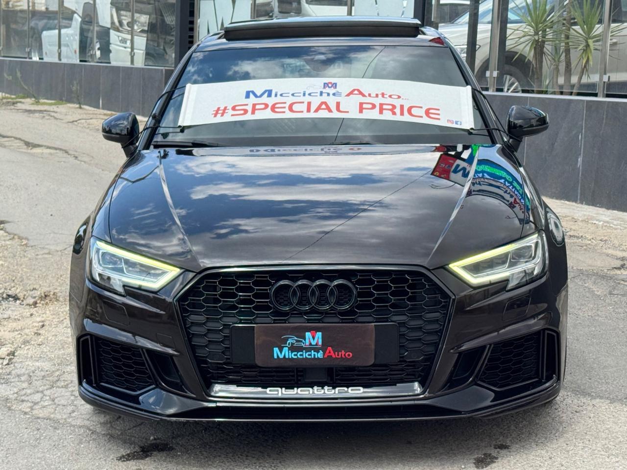 AUDI RS3 2.5 TFSI 400 CV TETTO SCARICO VIRTUAL FULL