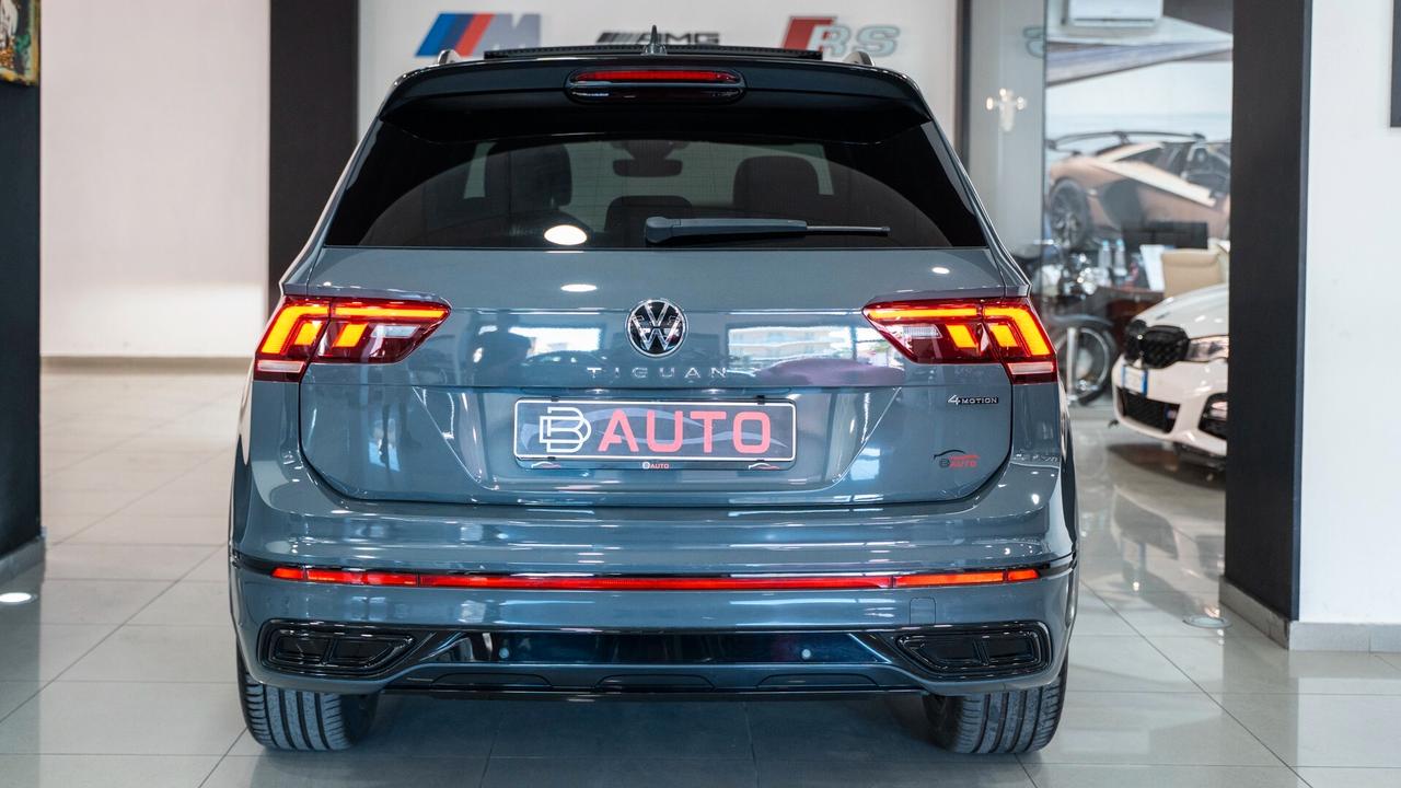 Volkswagen Tiguan 2.0 TDI 200 CV 2 X R LINE DSG 4MOTION SCR TETTO VIRTUAL CKT PACK LUCI XENO FULL OP