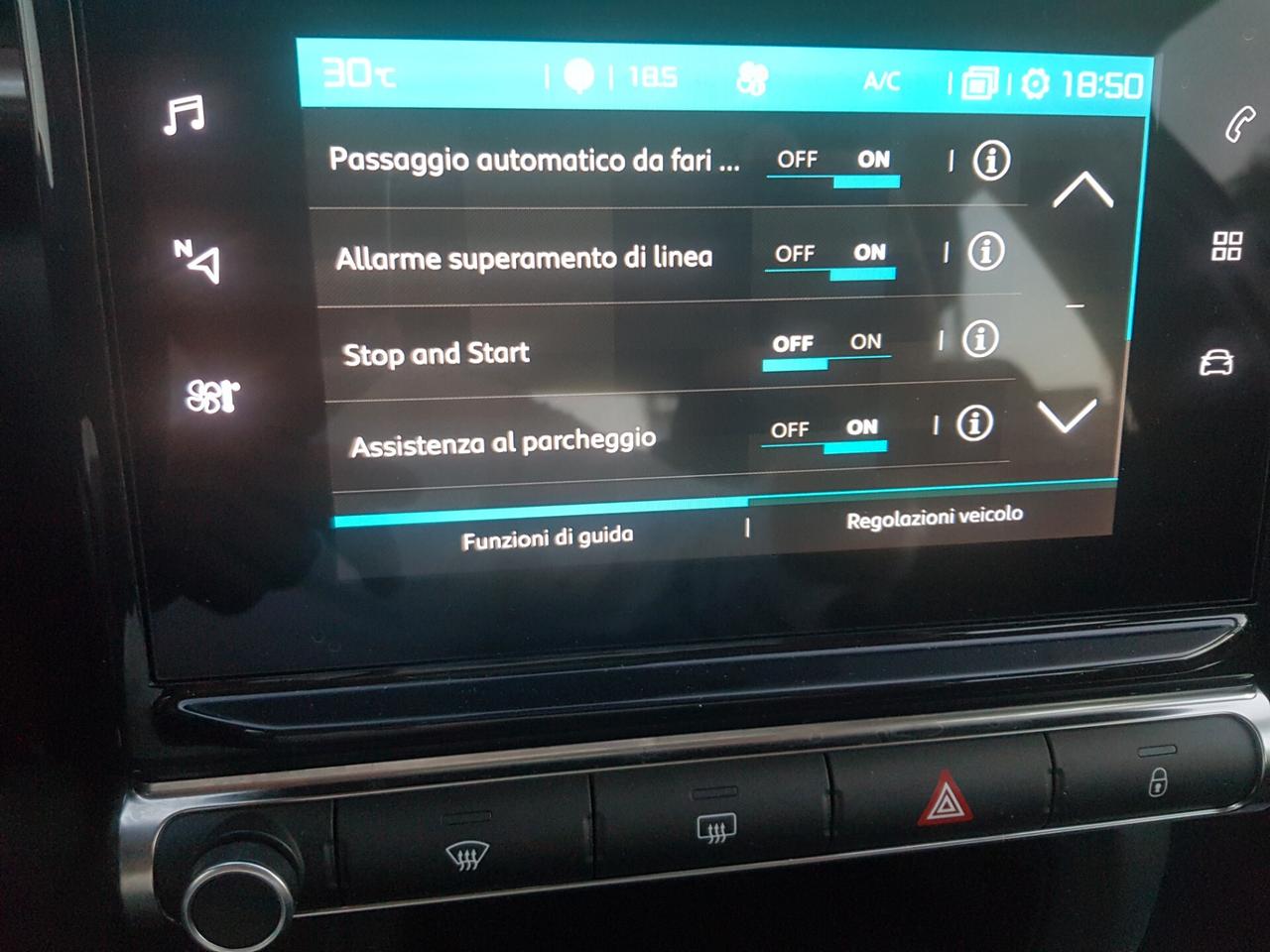 Citroen C3 1.2 Feel 83 cv Navy Led Sensori Cruise Connettivita'