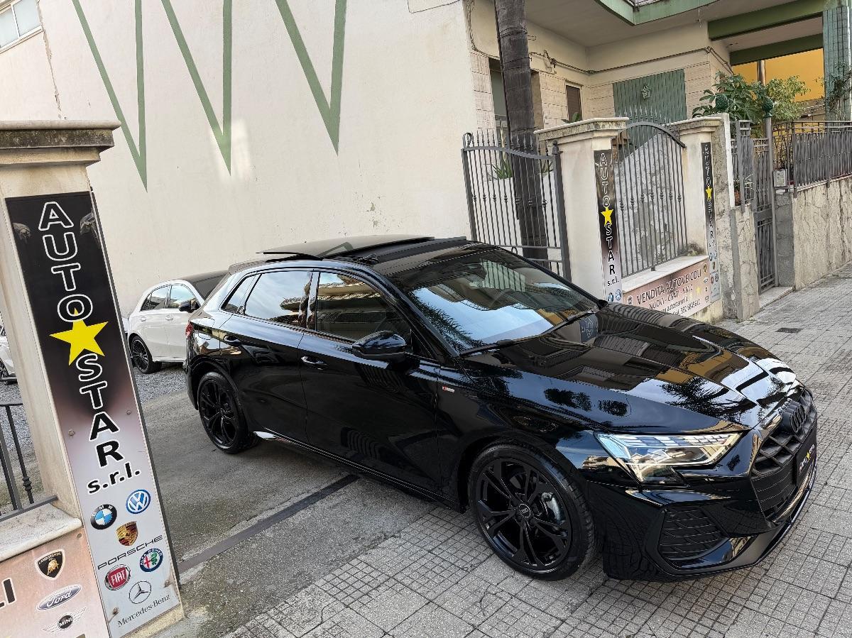 New Audi A3 Sportback 35 TDI S-line Identity Black 150CV