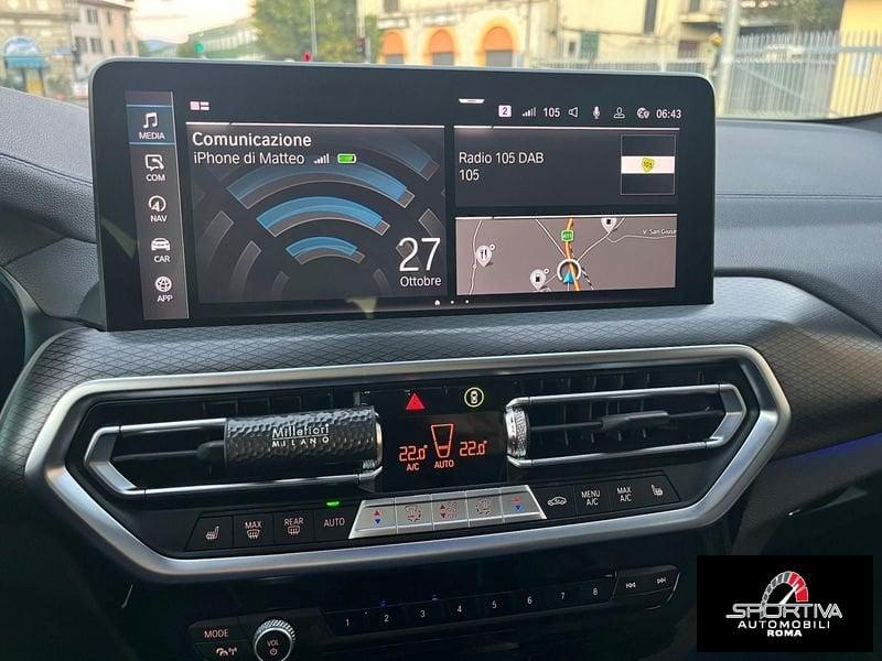 BMW X4 UNICO PROPRIETARIO TUTTA TAGLIANDATA BMW X4 xDriveM40d 48V