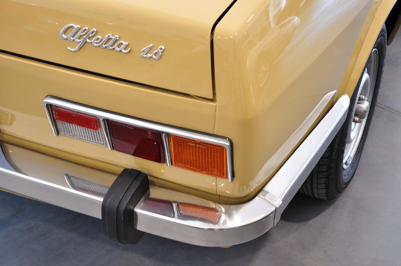 Alfa Romeo Alfetta 1.8 Giallo Piper ASI