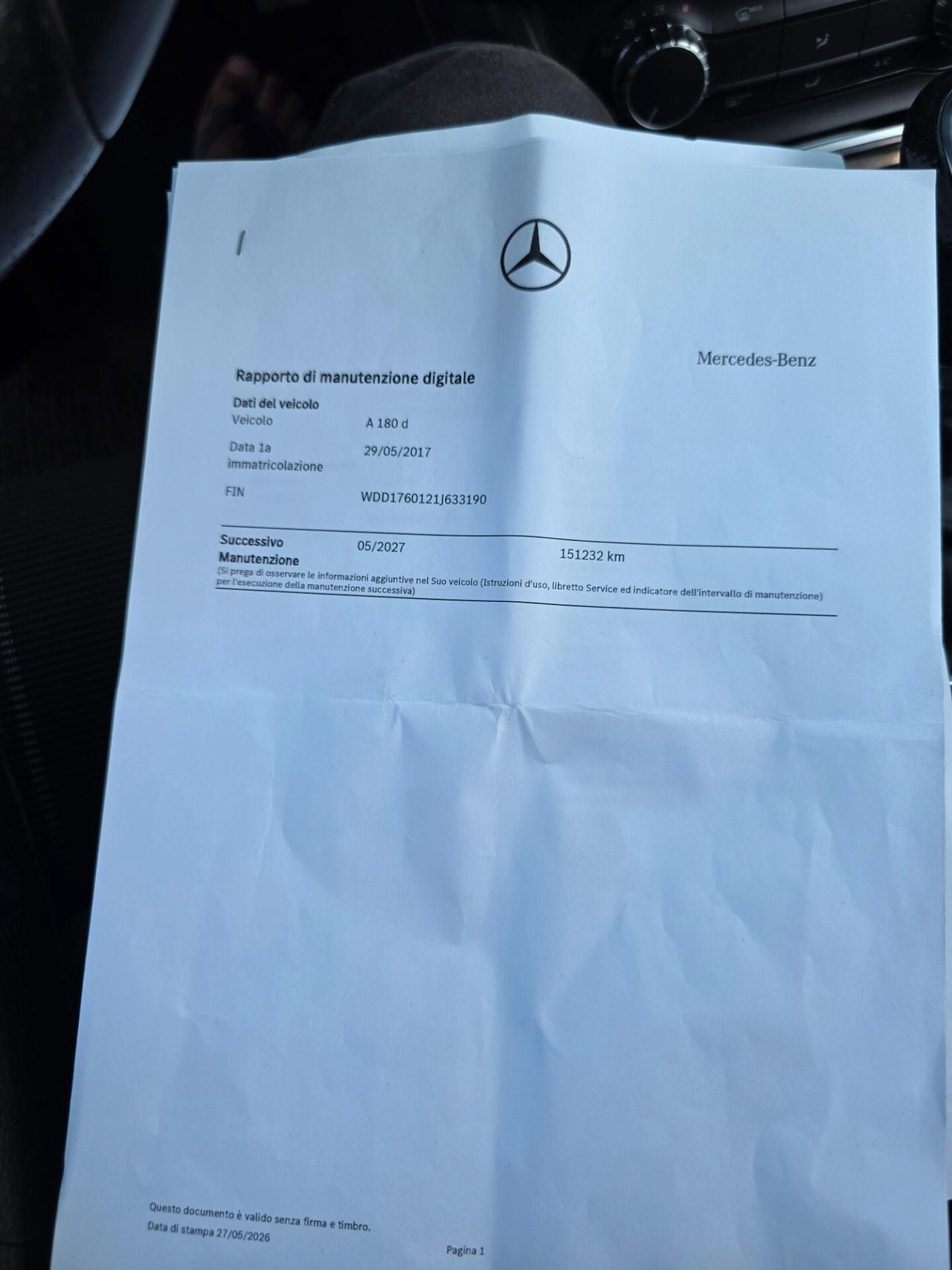 Mercedes-benz A 180 d Sport perfetta garantita 12 mesi